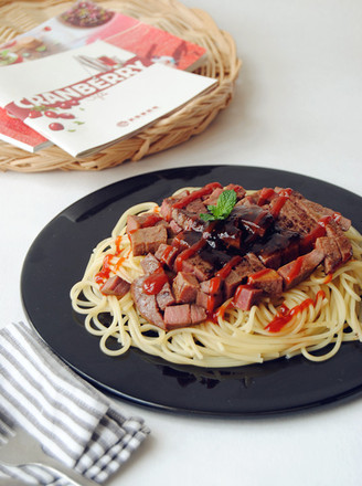 Steak Spaghetti recipe