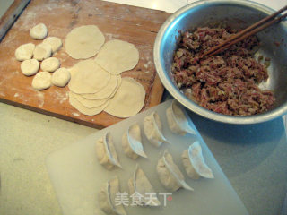 Steamed Dumplings with Pork and Sauerkraut recipe