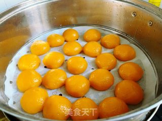 Coconut Pumpkin Glutinous Rice Balls recipe