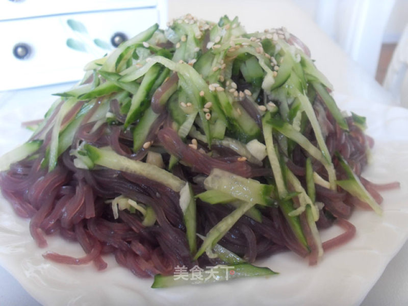 Cold Purple Sweet Potato Noodles recipe