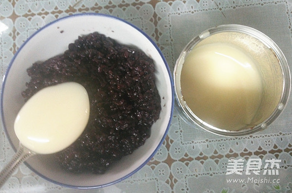 Mango Coconut Milk Black Rice Sauce recipe