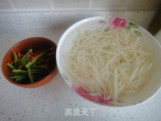 Spicy Lotus Root Shreds recipe