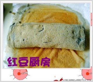 Two-color Mulberry Cake Roll recipe