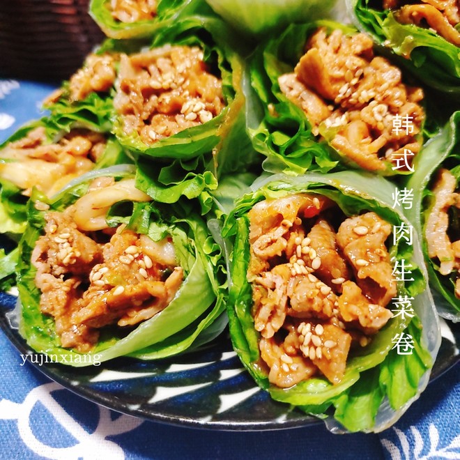 Korean-style Barbecue Lettuce Rolls (refreshing and Not Greasy. So Delicious to Cry) recipe