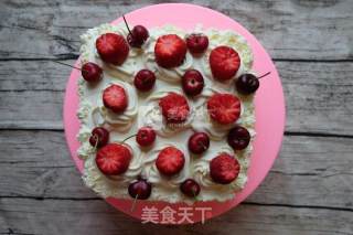 #aca Baking Star Competition #strawberry Cherry Cake recipe