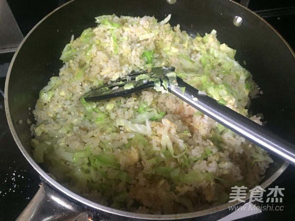 Fried Rice with Ball Vegetables recipe