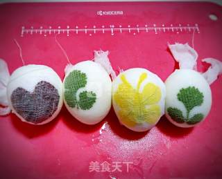 Play with The Beautiful Cooking Art-super High-value Printed Marinated Eggs, Let Children Fall in Love with Eggs~~ recipe