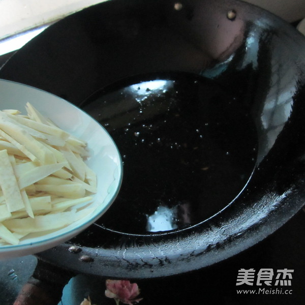 Fried Sweet Potato Shreds recipe