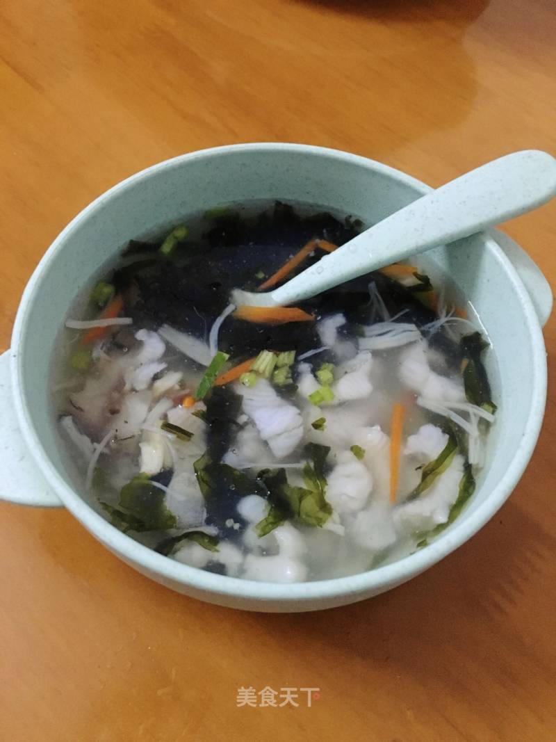 Tofu Fish Seaweed Soup
