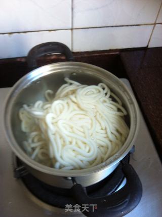 Fried Udon with Seafood recipe