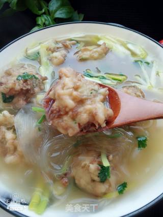 Meatball Vermicelli Soup recipe