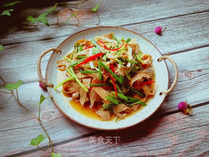 Black Bean Curd with Chives recipe
