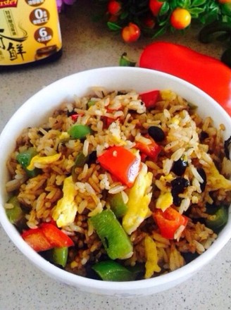 Soy Sauce Bean Drum Fried Rice