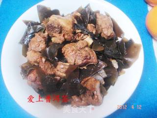 Seaweed Braised Pork Ribs recipe