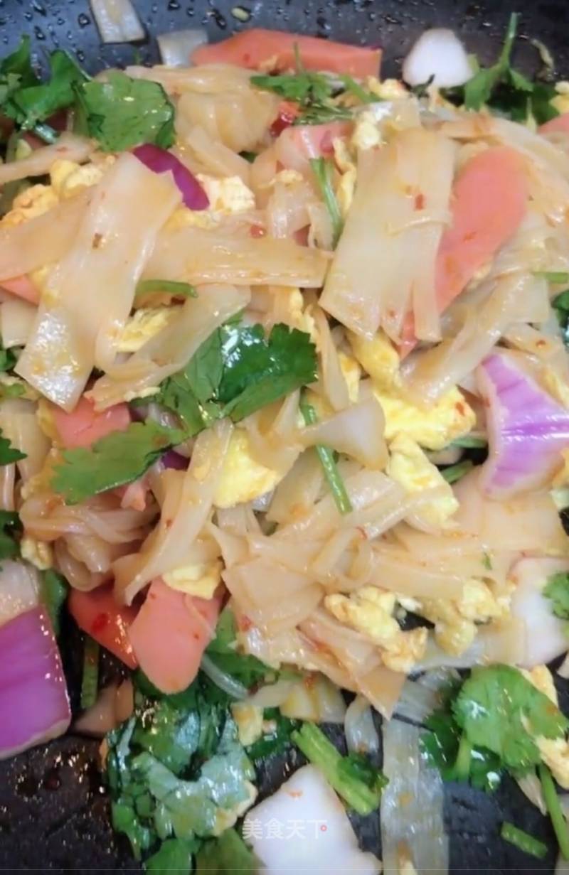 Fried Cold Noodles recipe