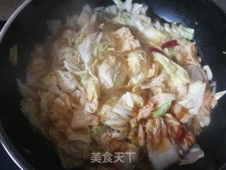 Cabbage Tofu Stewed Vermicelli recipe