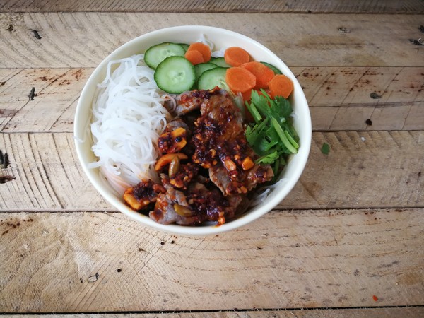 Spicy Beef Rice Noodles recipe