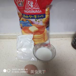 Small Try Morinaga Pancake Powder Lazy Version recipe