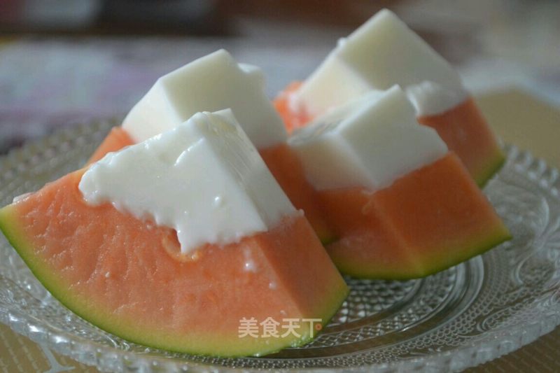 Papaya Milk Jelly recipe