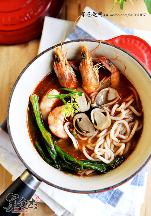 Tom Yum Goong Noodle Soup recipe