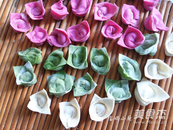 Vegetable and Fruit Noodles, Small Wontons recipe