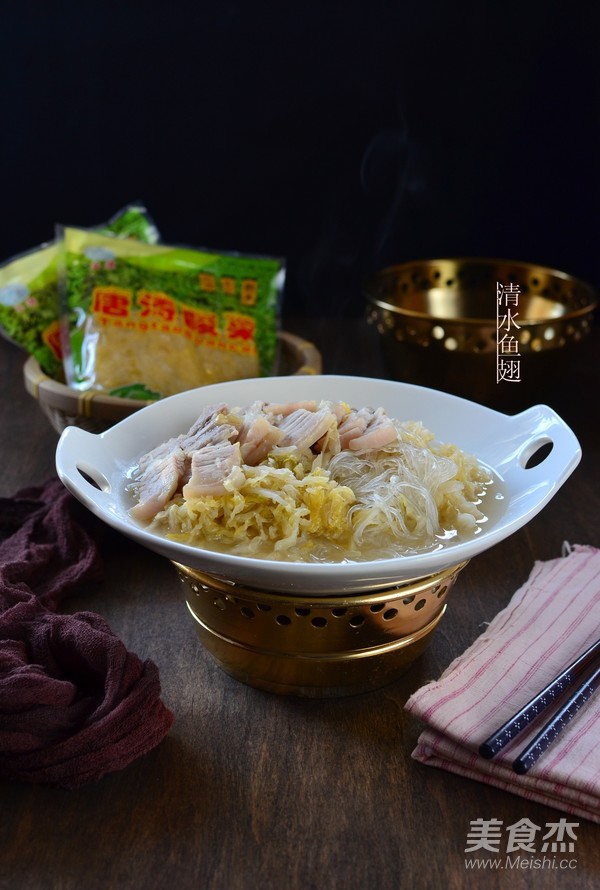 Sauerkraut Stewed White Meat recipe