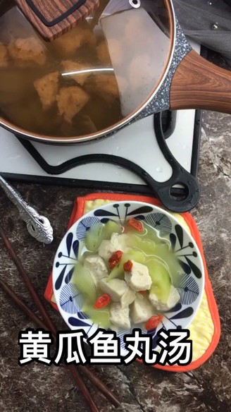 Cucumber Fish Ball Soup recipe