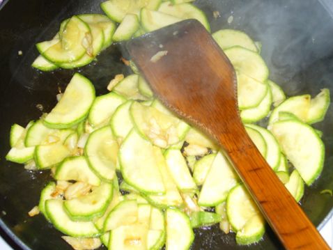 Fried Rice with Gourd and Melon Slices recipe