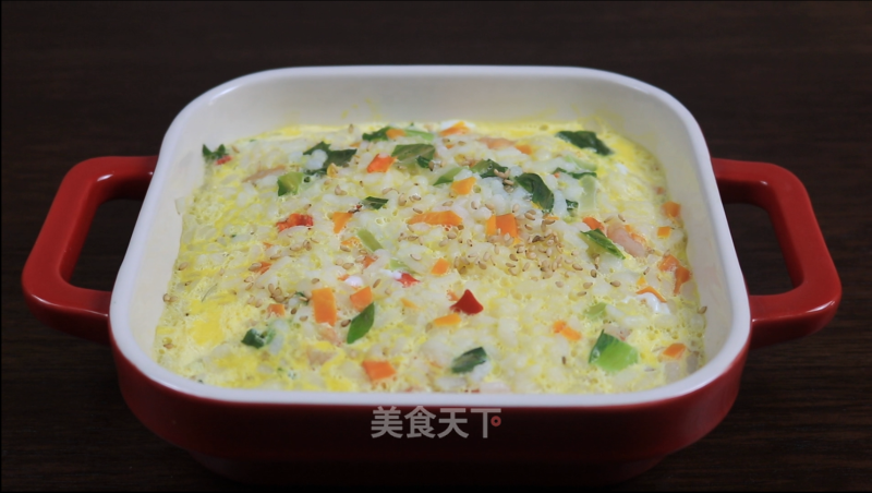 Steamed Rice with Mixed Vegetables recipe