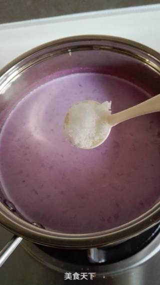 Purple Sweet Potato Oat Milk Soup recipe