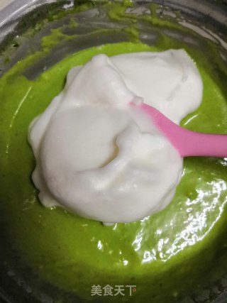 Spinach Chiffon Cake recipe