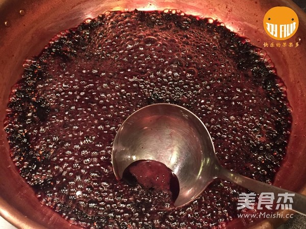 Red Wine Mulberry Jam recipe
