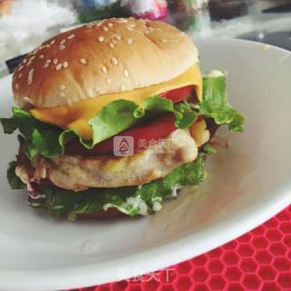 A Full-fledged Chicken Burger recipe