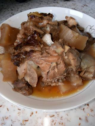 Braised Lamb Bones with Warm Delicacies recipe