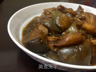 Sauce Braised Black Eggplant recipe