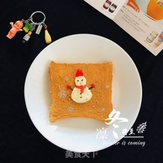 Little Snowman Toast recipe