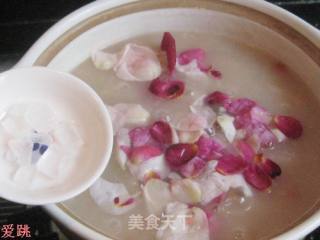 Rose Longan Porridge recipe