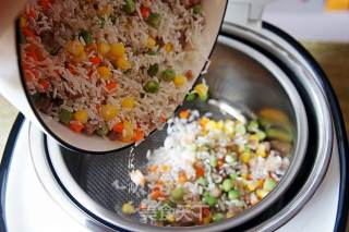 Beef Sausage Rice with Vegetables recipe