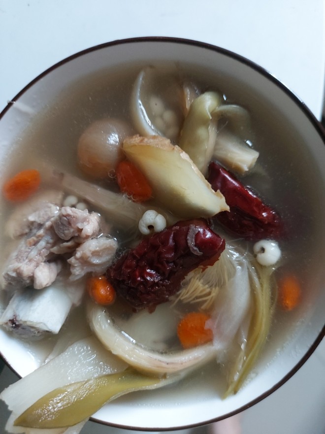 Bawang Hua Qingre Spare Rib Soup recipe
