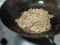 Fried Rice with Meat recipe