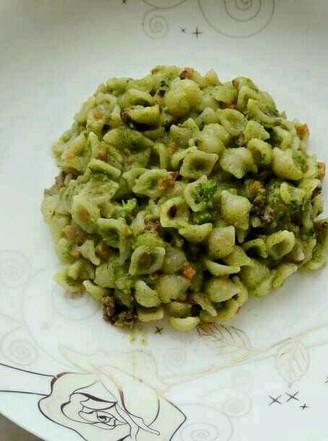 Pasta with Vegetable Green Sauce recipe