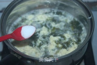#蛋# Shrimp Seaweed Egg Soup recipe