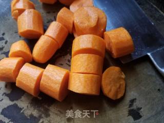 Carrot and Yam Dried Vegetable Soup recipe