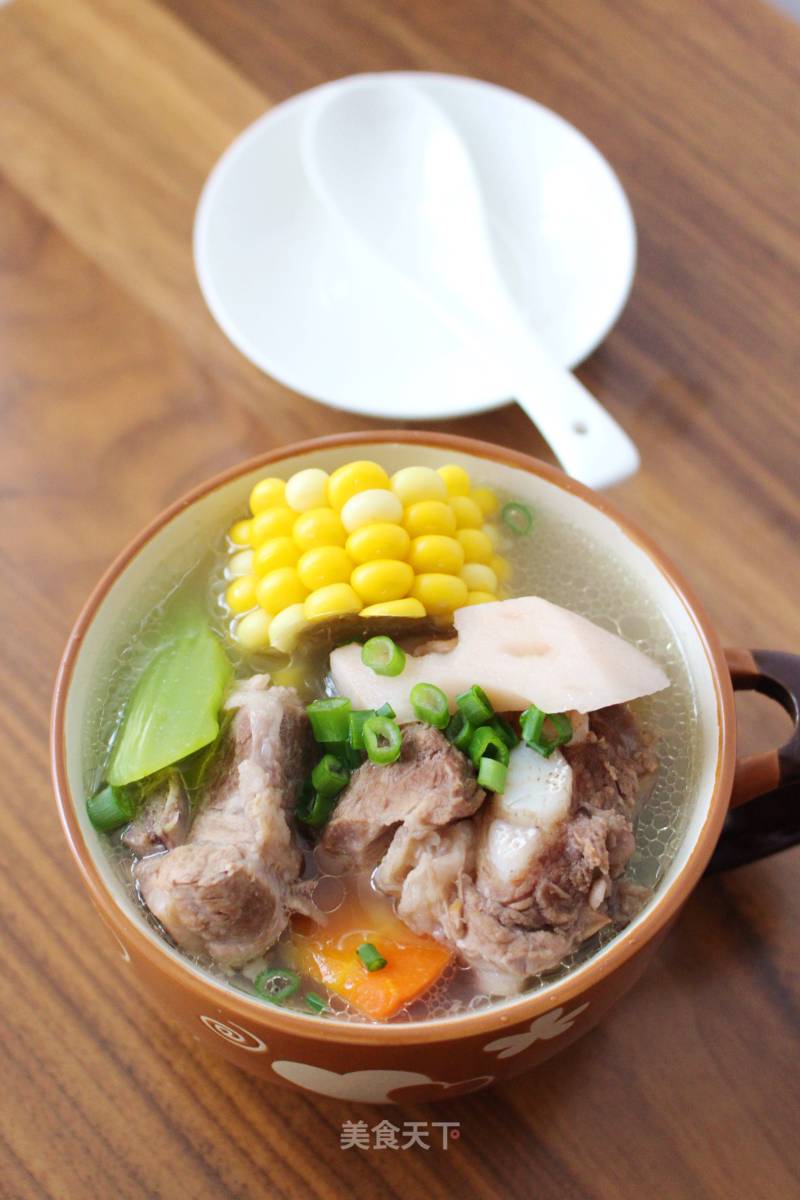 Seasonal Vegetable Pork Ribs Soup recipe