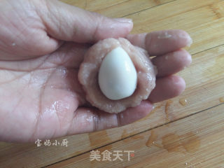#trust之美#quail Egg Small Meatballs recipe