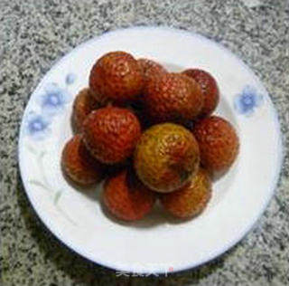 Crispy Fresh Lychees recipe