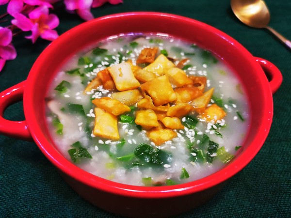 Mushroom and Vegetable Porridge recipe