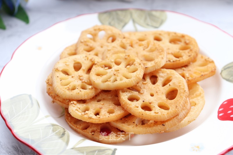 Roasted Lotus Root with Sauce