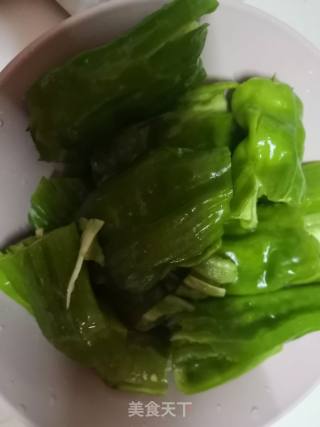 Home Cooking-tempeh and Green Pepper recipe