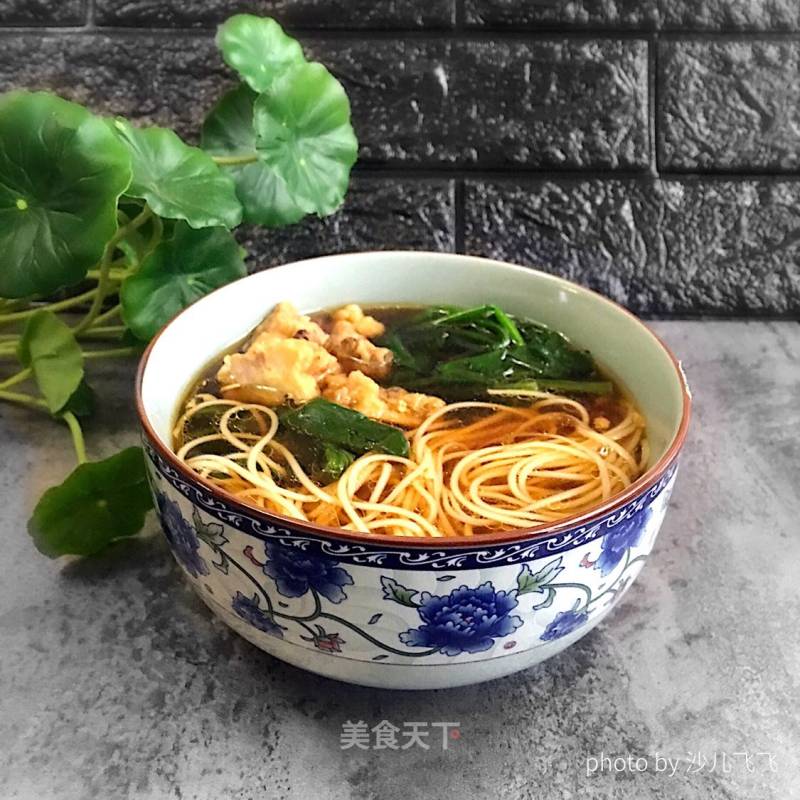 [chongqing] Crispy Pork Noodles in Clear Soup recipe